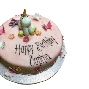 Torte mit Einhorn