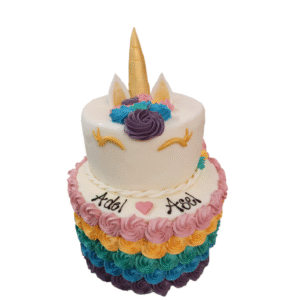 Einhorn Torte - 2 Stöckig