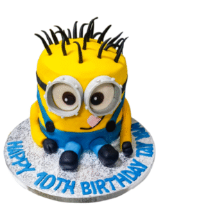 Minion Torte sitzend