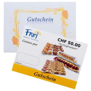 Gutschein - Schenken mit Genuss